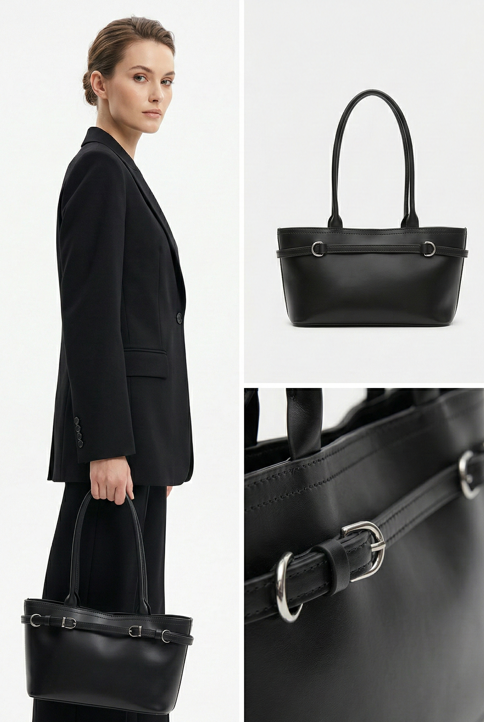 Assos El ve Omuz Çantası Siyah