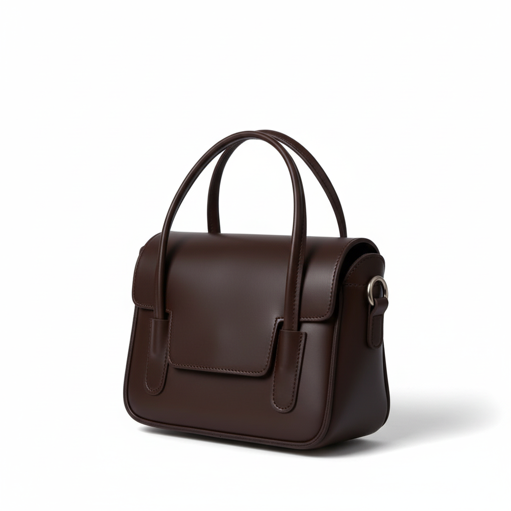 Galata Retro El ve Çapraz Çanta Acı Kahverengi