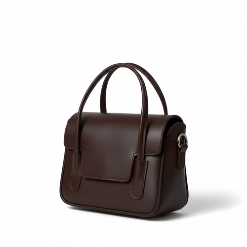 Galata Retro El ve Çapraz Çanta Acı Kahverengi